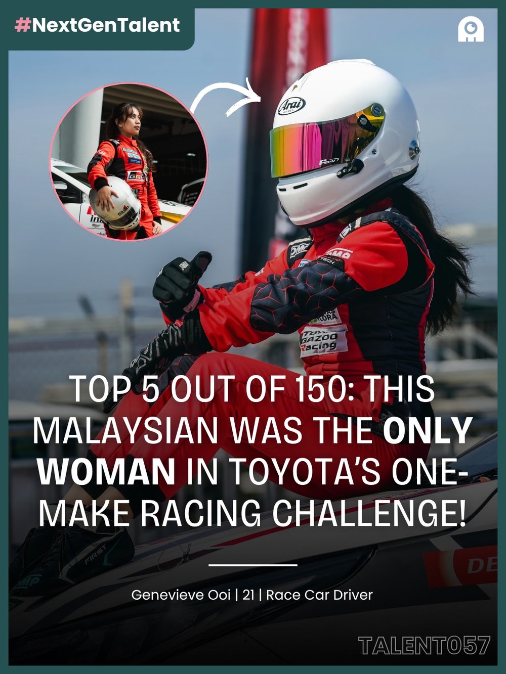 Meet Genevieve – 21-Year-Old Race Car Driver Pushing the Norm